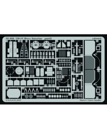 UH-1C Huey interior, 1/35 - Eduard Accessories 32086