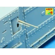 Barrels for British WWI Tank Mk.V, 1/35 - Aber Models 35 L-197 Barrels for British WWI Tank Mk.V, 1/35 - Aber Models 35 L-197