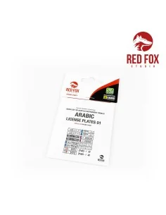 1/24 Arabic License Plates vol.01, 1/48 - Red Fox Studio RFSQS-24021