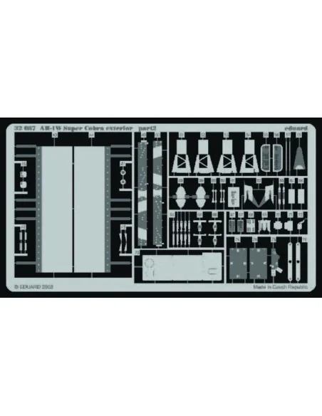 AH-1W Super Cobra Exterior für Academy Bausatz, 1/35 - Eduard Acces...