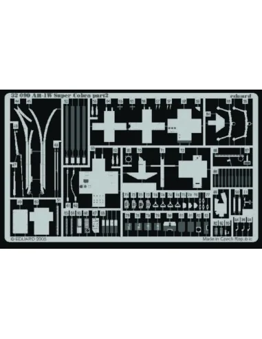 AH-1W Super Cobra interior für Academy Bausatz, 1/35 - Eduard Acces...
