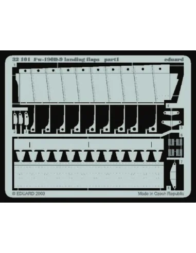 Fw-190D-9 Landing Flaps für Hasegawa Bausatz, 1/32 - Eduard Accesso...