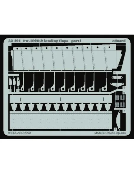 Fw-190D-9 Landing Flaps für Hasegawa Bausatz, 1/32 - Eduard Accesso...