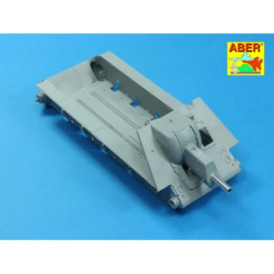 Barrel for SELF-PROPELLED GUN SU-122 - Aber Models 35 L-204