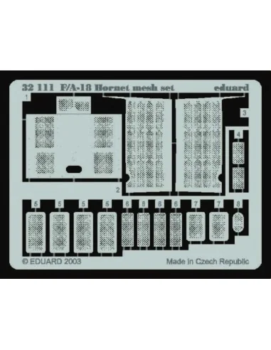F/A-18 Hornet mesh set, 1/32 - Eduard Accessories 32111