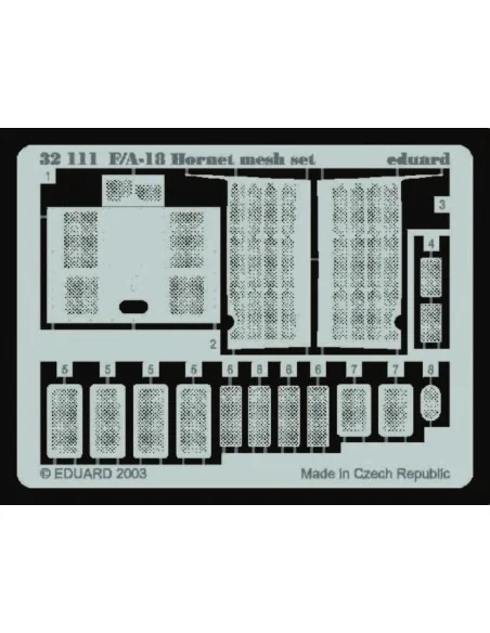 F/A-18 Hornet mesh set, 1/32 - Eduard Accessories 32111