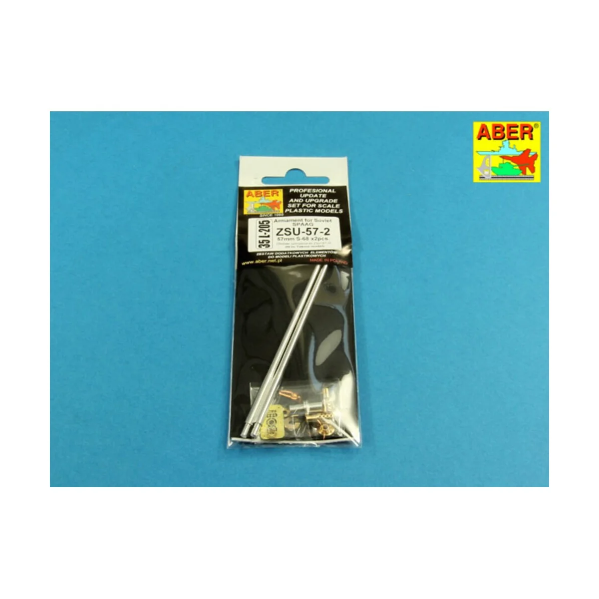 Armament for Soviet SPAAG ZSU-57, 1/35 - Aber Models 35 L-205