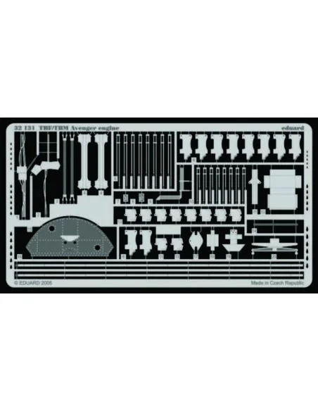 [NO_DESC] TBF/TBM Avenger Motor, 1/32 - Eduard Accessories 32131