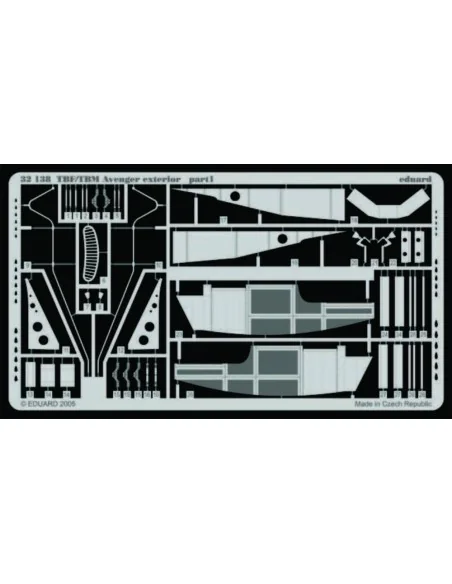 TBF/TBM Avenger exterior für Trumpeter Bausatz, 1/32 - Eduard Acces...