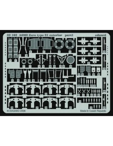 A6M2 Zero type 21 exterior für Tamiya Bausatz, 1/32 - Eduard Access...