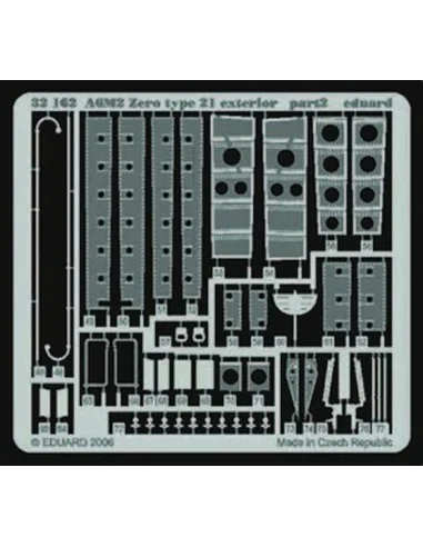 [NO_DESC] A6M2 Zero type 21 exterior für Tamiya Bausatz, 1/32 - Edu...