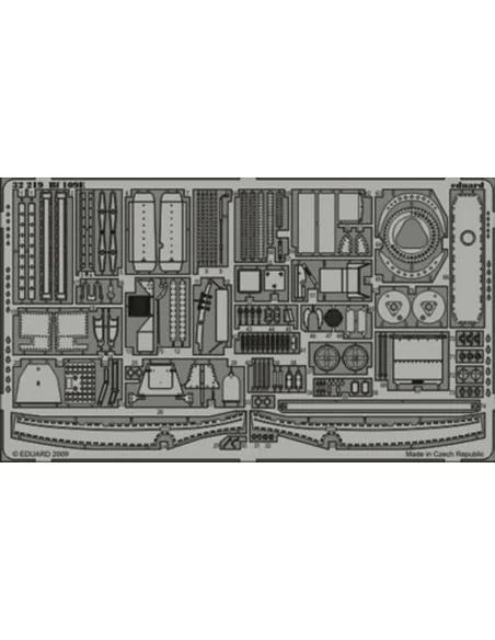 Bf 109E for Eduard kit, 1/32 - Eduard Accessories 32219