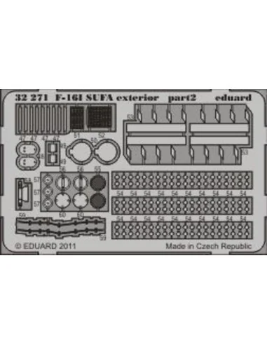 F-16l SUFA exterior for Academy, 1/32 - Eduard Accessories 32271