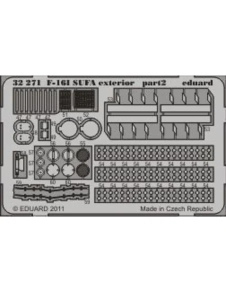 F-16l SUFA exterior for Academy, 1/32 - Eduard Accessories 32271