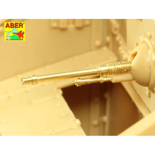 Barrels for British WWI Tank Mk.V Male - Aber Models 35 L-207