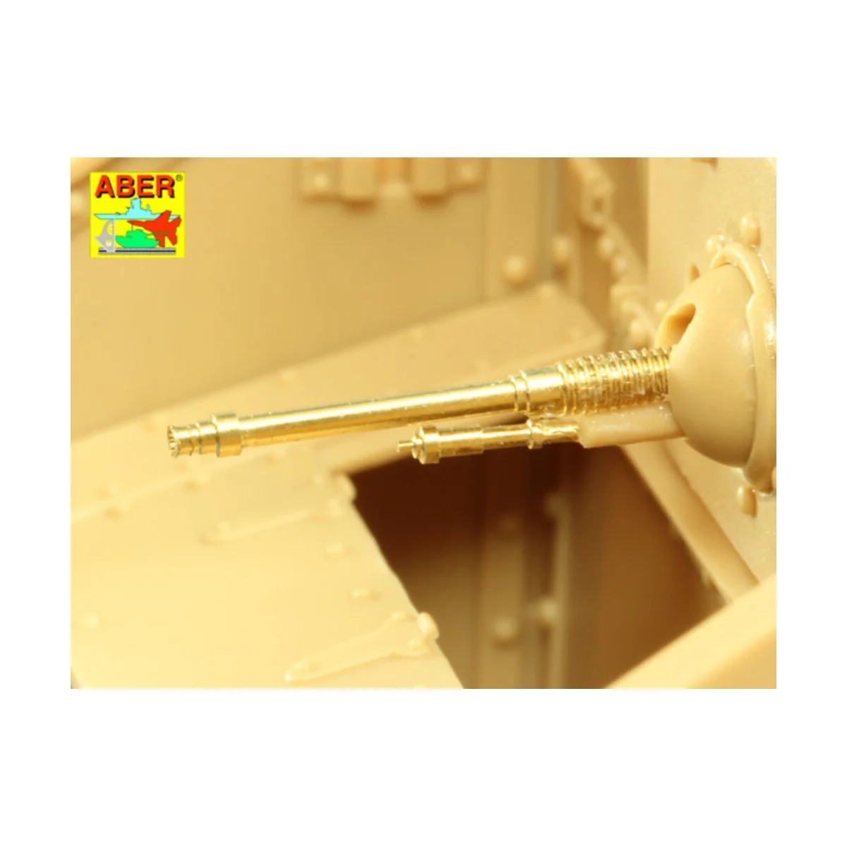 Barrels for British WWI Tank Mk.V Male - Aber Models 35 L-207