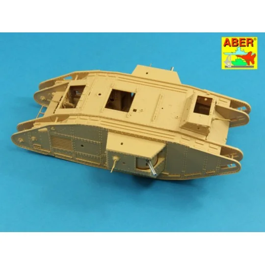 Barrels for British WWI Tank Mk.V Male - Aber Models 35 L-207