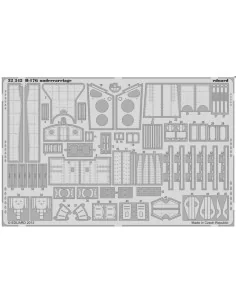B-17G undercarriage, 1/32 - Eduard Accessories 32342