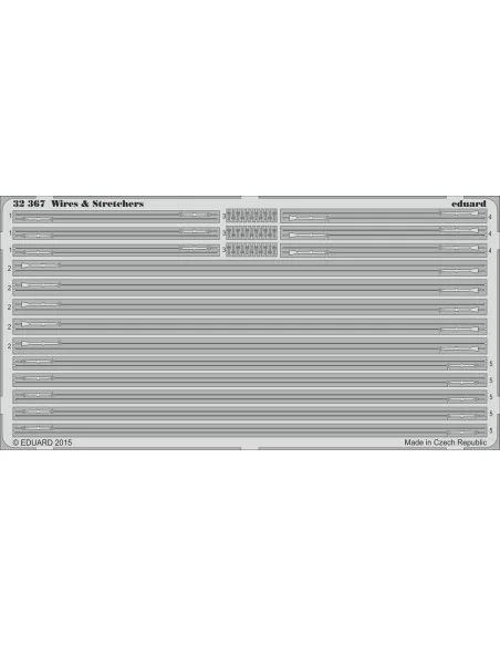 Wires & Stretchers STEEL, 1/32 - Eduard Accessories 32367