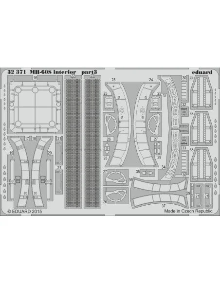 MH-60S interior for Academy, 1/35 - Eduard Accessories 32371