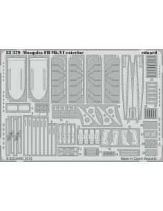 Mosquito Mk.VI exterior for Tamiya, 1/32 - Eduard Accessories 32379