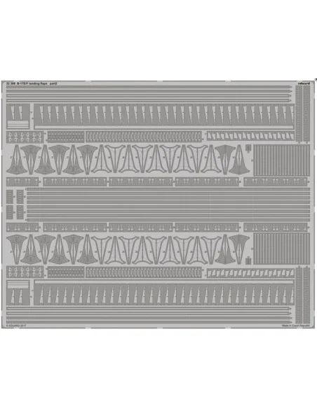 B-17E/F landing flaps for HKM, 1/32 - Eduard Accessories 32398