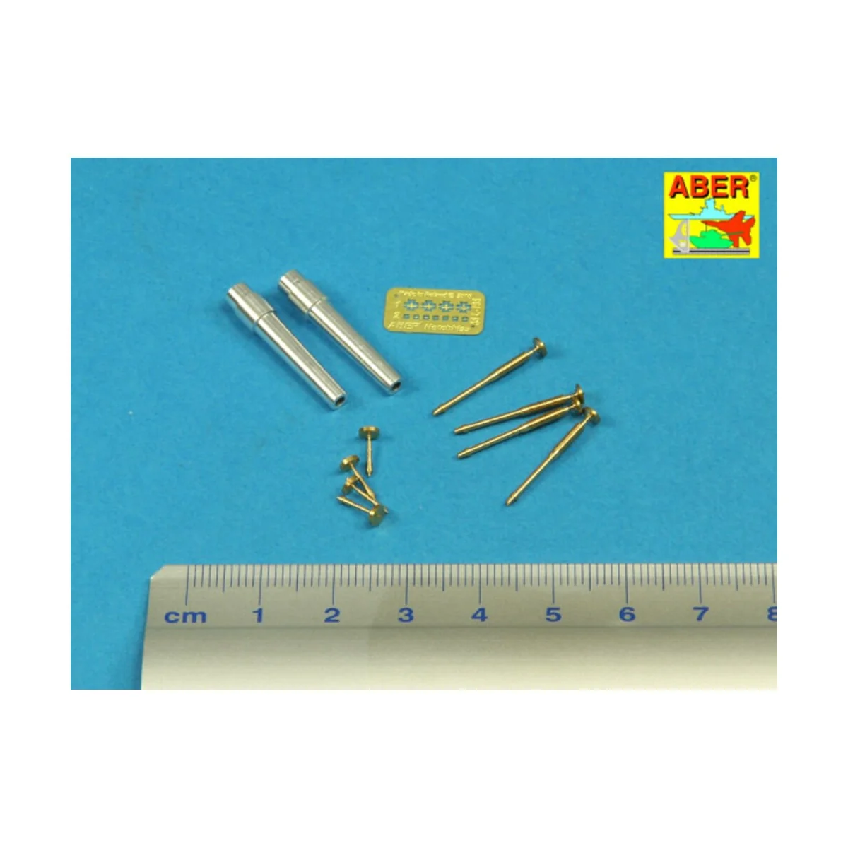 Barrels for British WWI Tank Mk.V Male - Aber Models 35 L-207