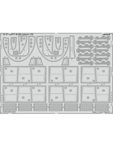 [NO_DESC] B-25H exterior for HKM, 1/32 - Eduard Accessories 32477