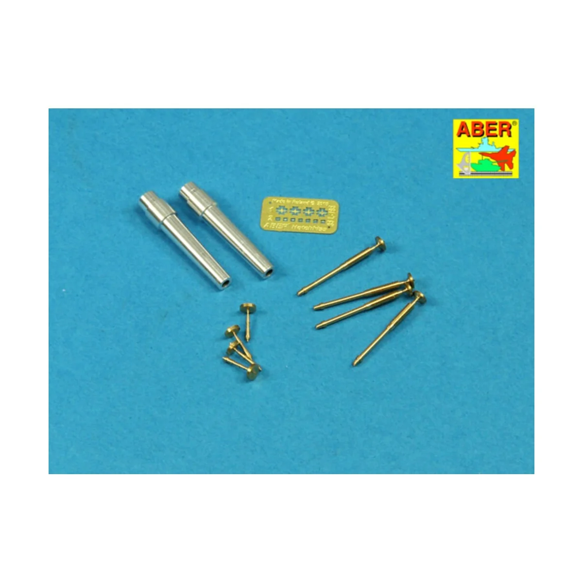 Barrels for British WWI Tank Mk.V Male - Aber Models 35 L-207