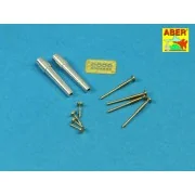 Barrels for British WWI Tank Mk.V Male - Aber Models 35 L-207