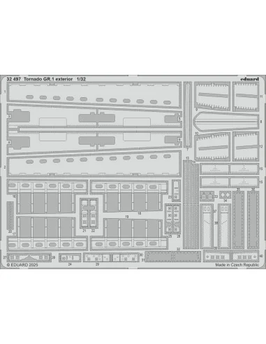 Tornado GR.1 exterior for Italeri, 1/32 - Eduard Accessories 32497