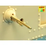 Barrels for British WWI Tank Mk.V Male - Aber Models 35 L-207