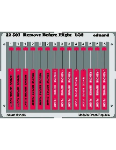 [NO_DESC] Remove Before Flight, 1/32 - Eduard Accessories 32501