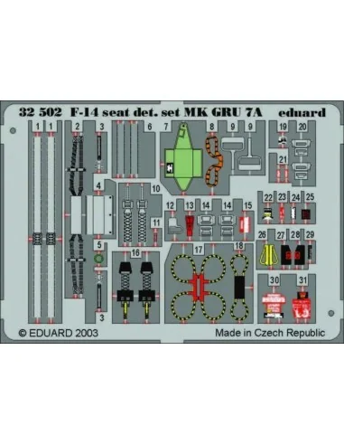 F-14A Tomcat ejection Seat für Tamiya Bausatz, 1/32 - Eduard Access...