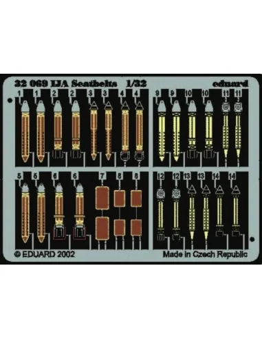 Seatbelts IJA, 1/32 - Eduard Accessories 32504