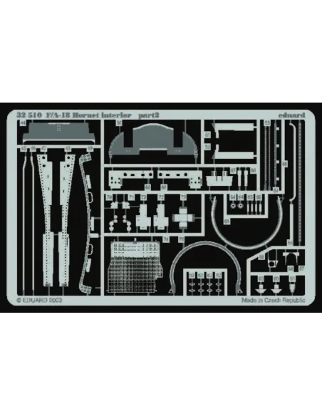 F-18C interior für Academy Bausatz, 1/32 - Eduard Accessories 32510