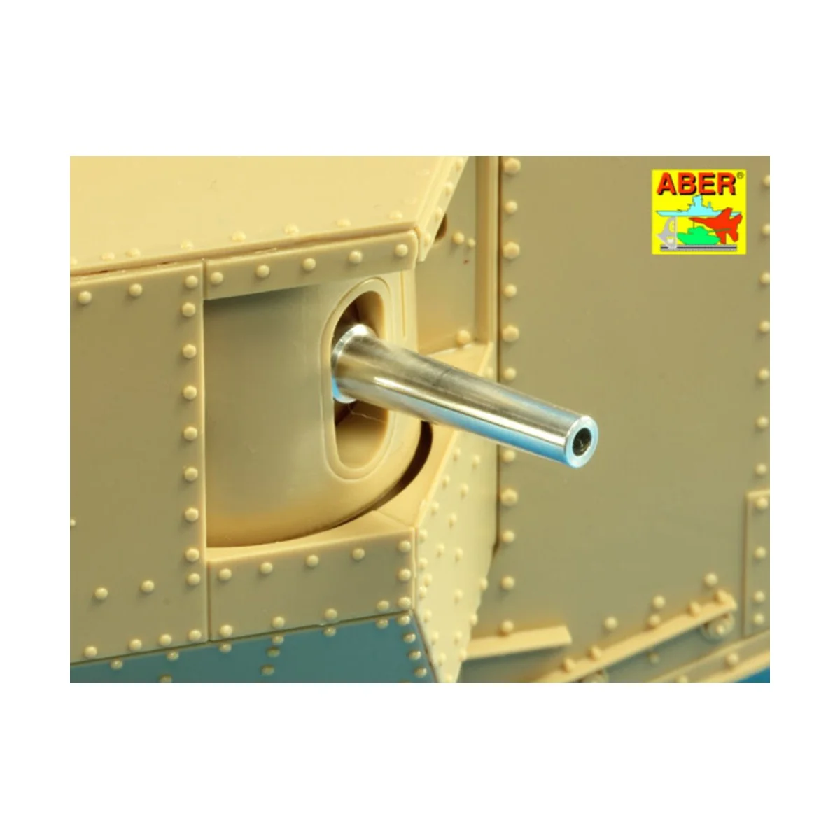 Barrels for British WWI Tank Mk.V Male - Aber Models 35 L-207