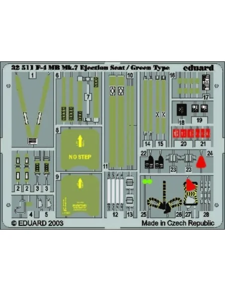 F-4 Phantom II ejectin seat/green type für Tamiya Bausatz, 1/32 - E...
