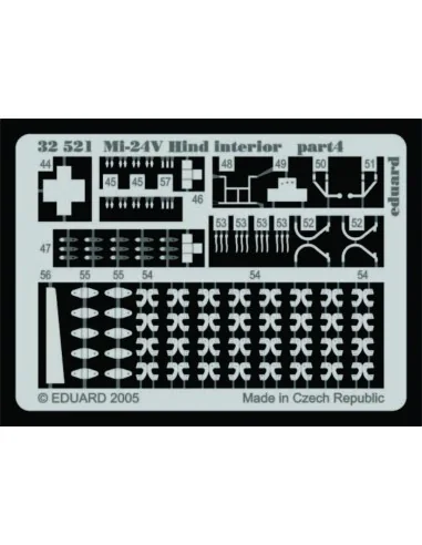Mi-24V Hind, 1/35 - Eduard Accessories 32521
