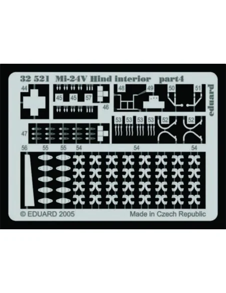 Mi-24V Hind, 1/35 - Eduard Accessories 32521