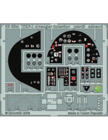 [NO_DESC] TBF-1 Avenger interior, 1/32 - Eduard Accessories 32524