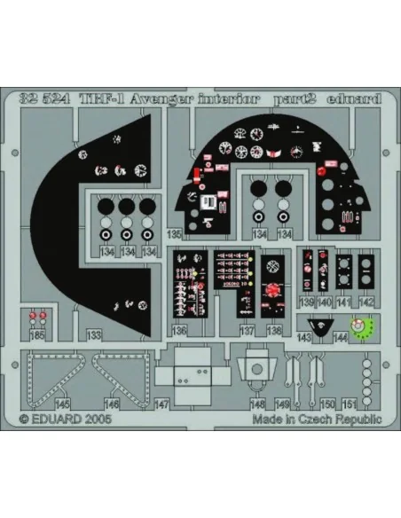 TBF-1 Avenger interior, 1/32 - Eduard Accessories 32524