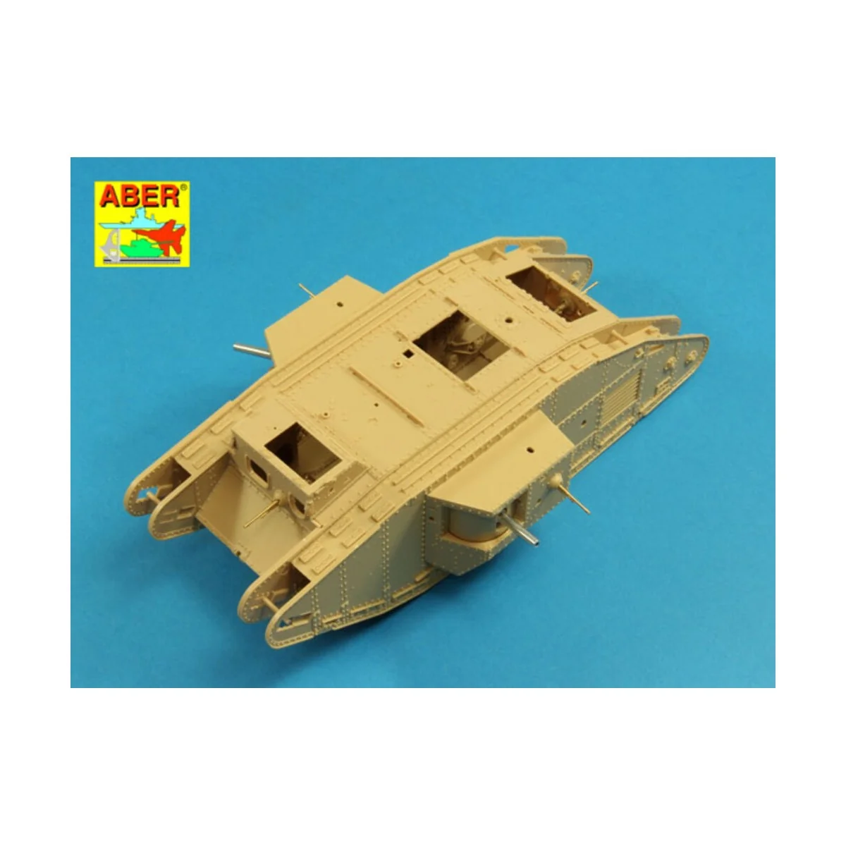 Barrels for British WWI Tank Mk.V Male, 1/35 - Aber Models 35 L-207
