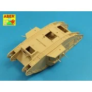Barrels for British WWI Tank Mk.V Male, 1/35 - Aber Models 35 L-207