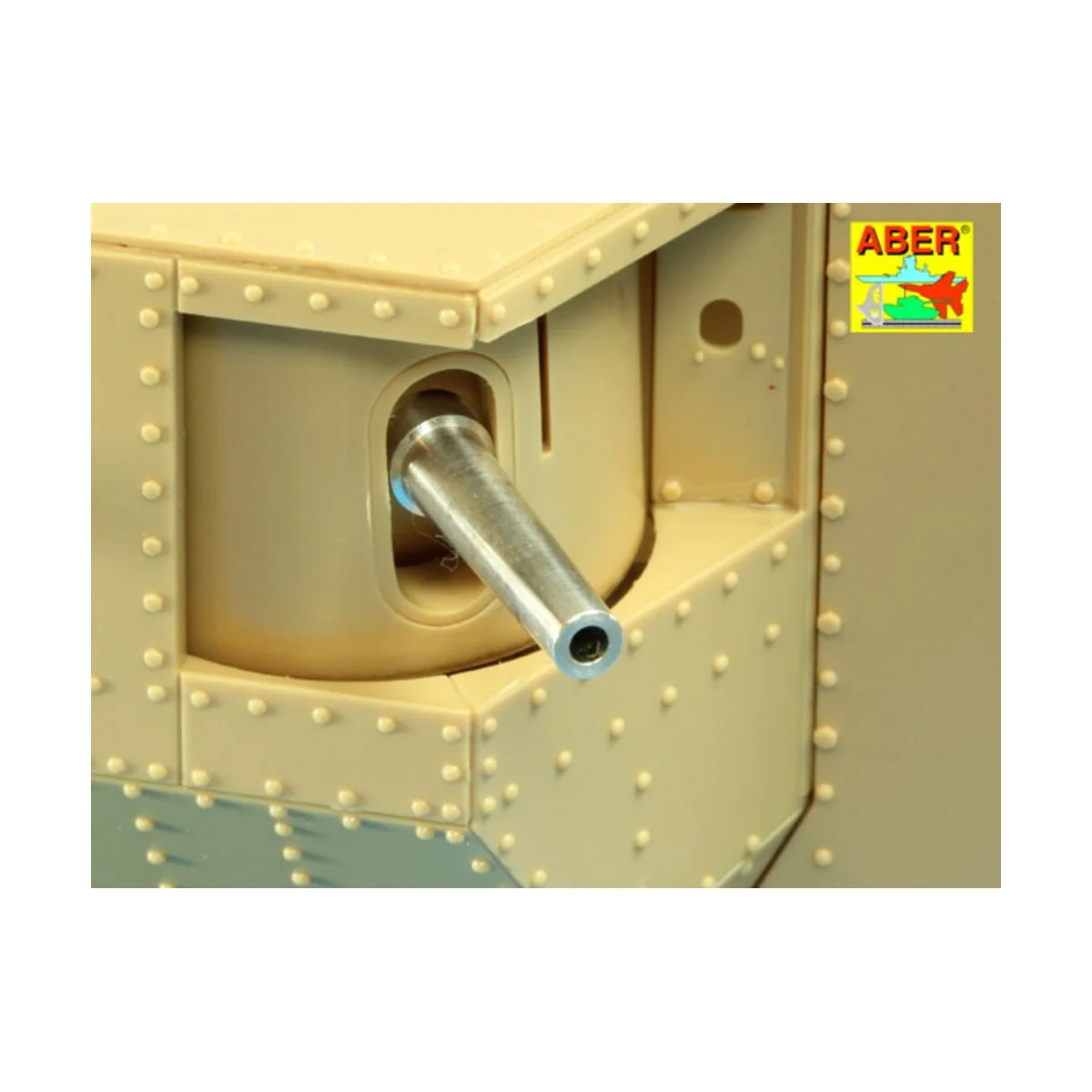 Barrels for British WWI Tank Mk.V Male - Aber Models 35 L-207