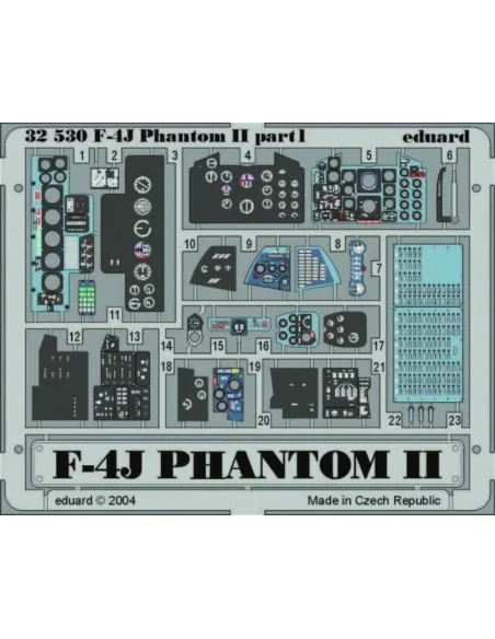 F-4J Phantom II für Tamiya Bausatz, 1/32 - Eduard Accessories 32530