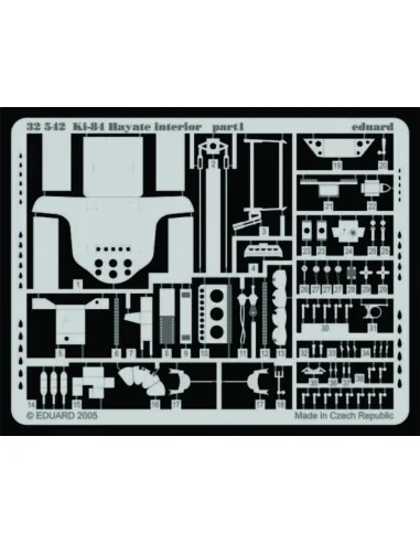 Ki-84 Hayate interior für Hasegawa Bausatz, 1/32 - Eduard Accessori...