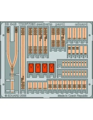 TBF/TBM seatbelts, 1/32 - Eduard Accessories 32543