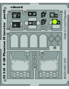 F-4D Phantom II interior für Tamiya Bausatz, 1/32 - Eduard Accessor... 2