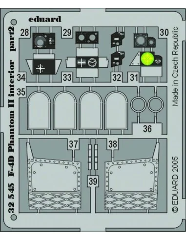 F-4D Phantom II interior für Tamiya Bausatz, 1/32 - Eduard Accessor...